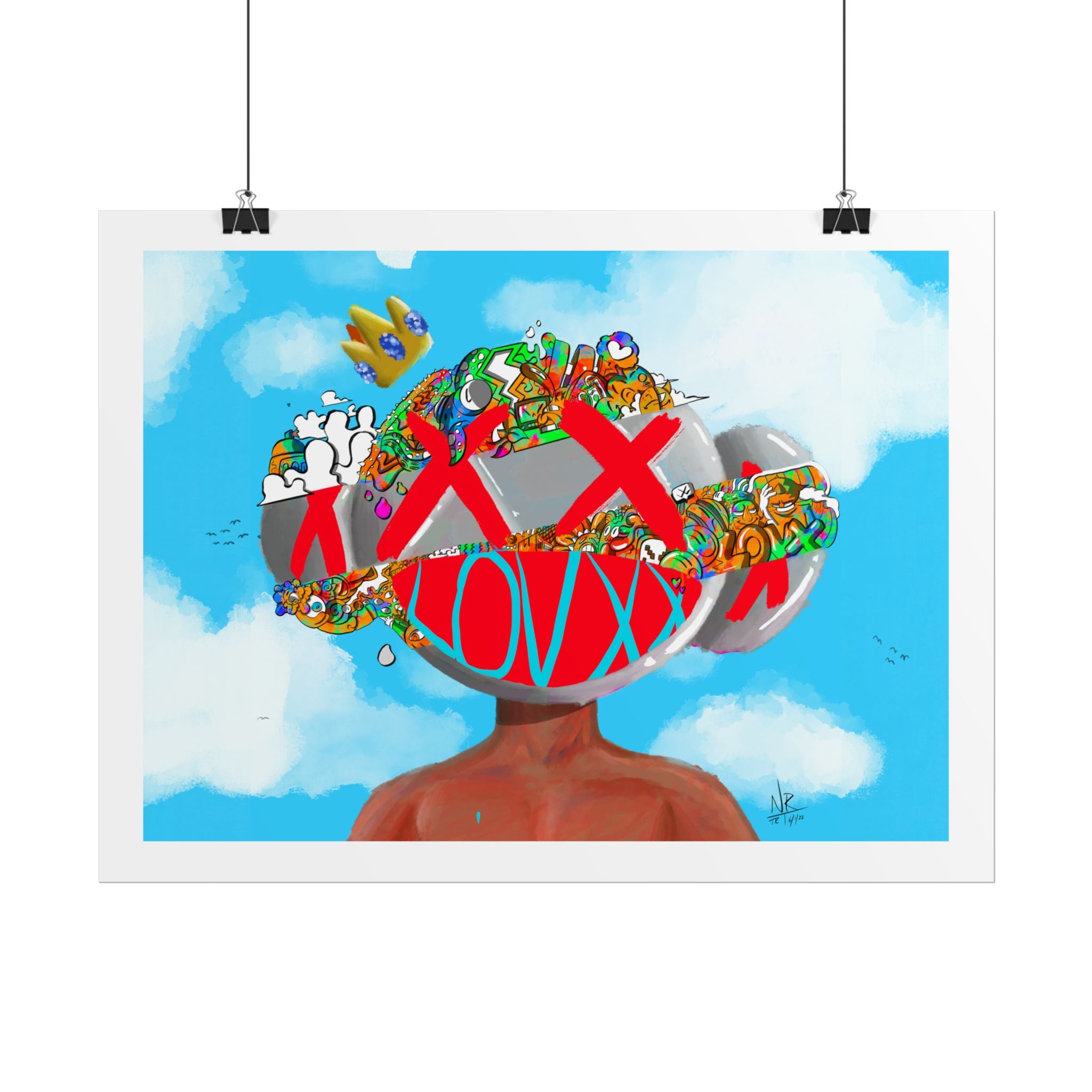 Above All Else Lovx Printed Poster