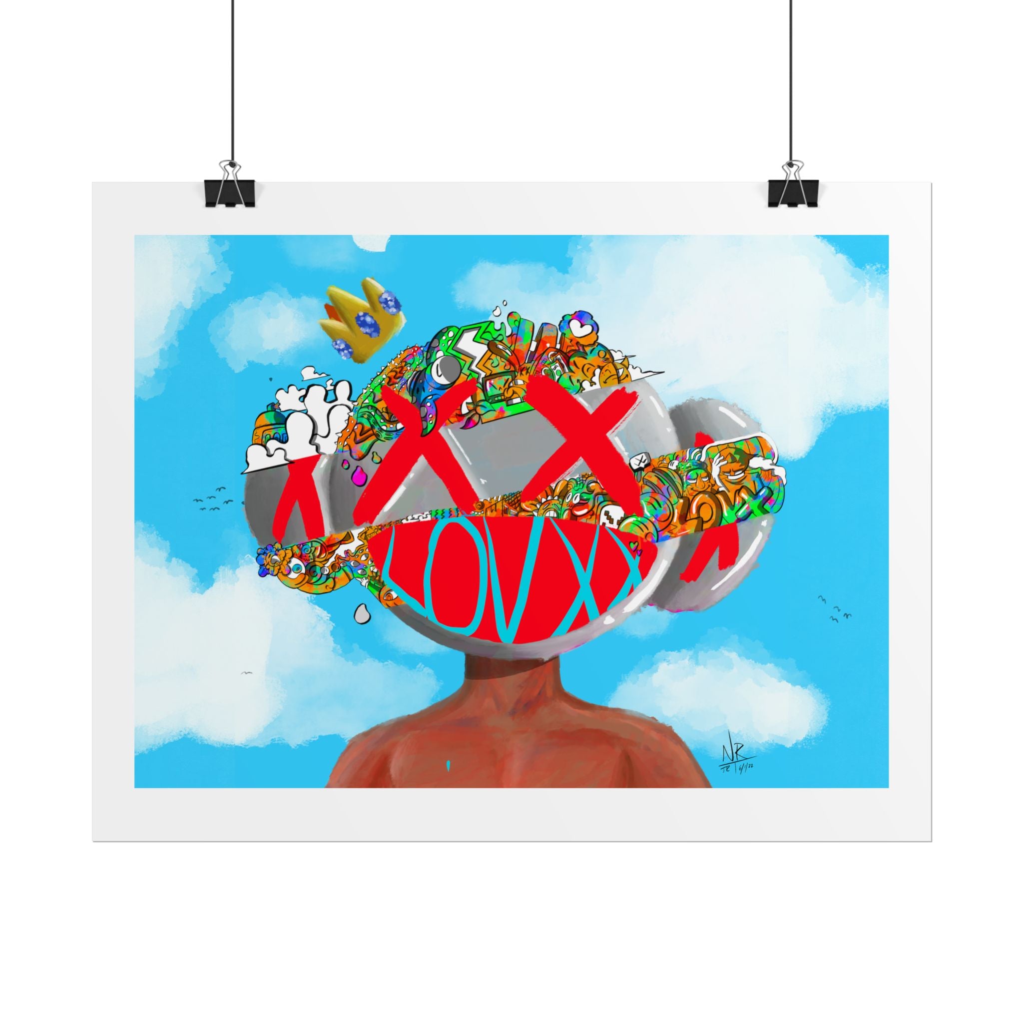 Above All Else Lovx Printed Poster
