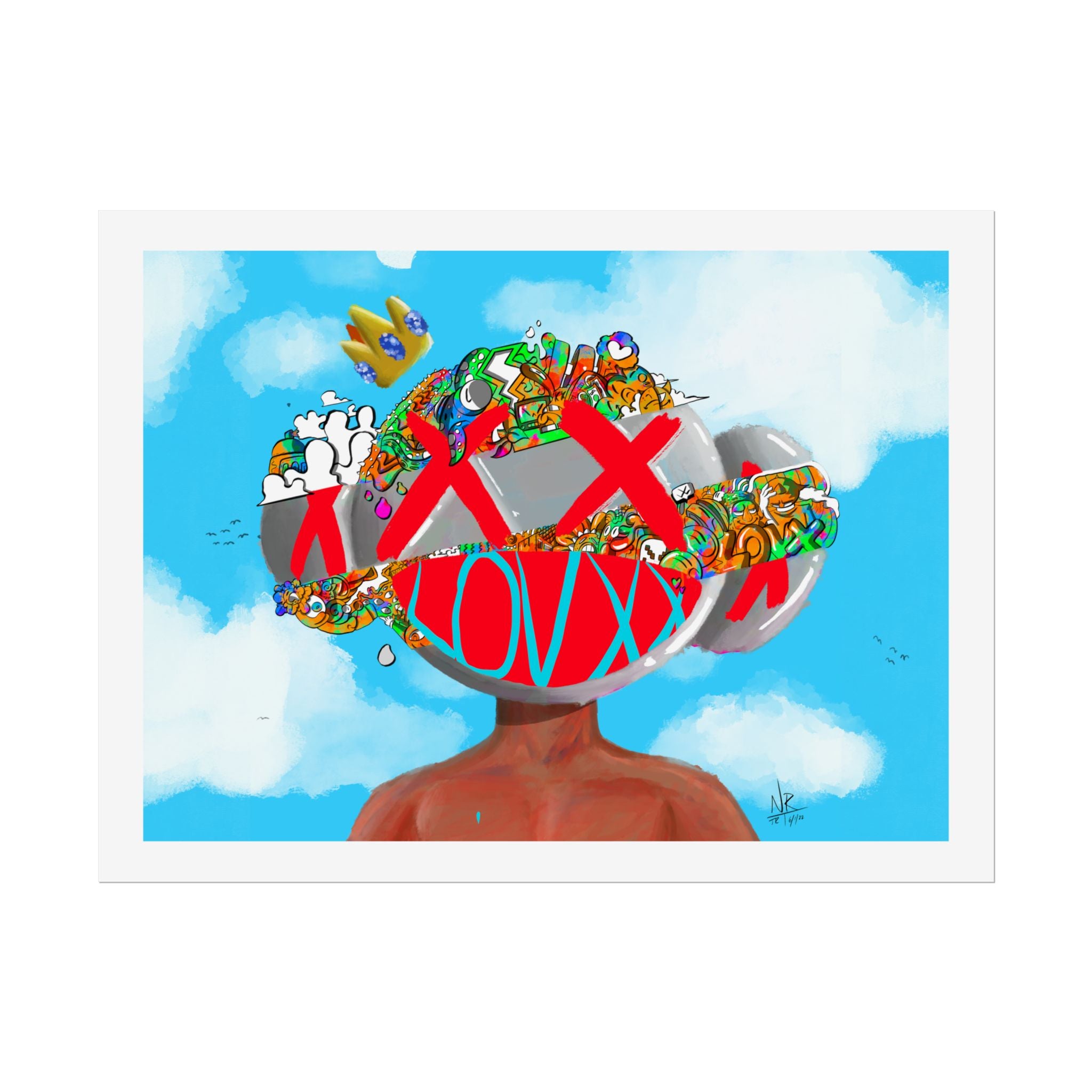 Above All Else Lovx Printed Poster
