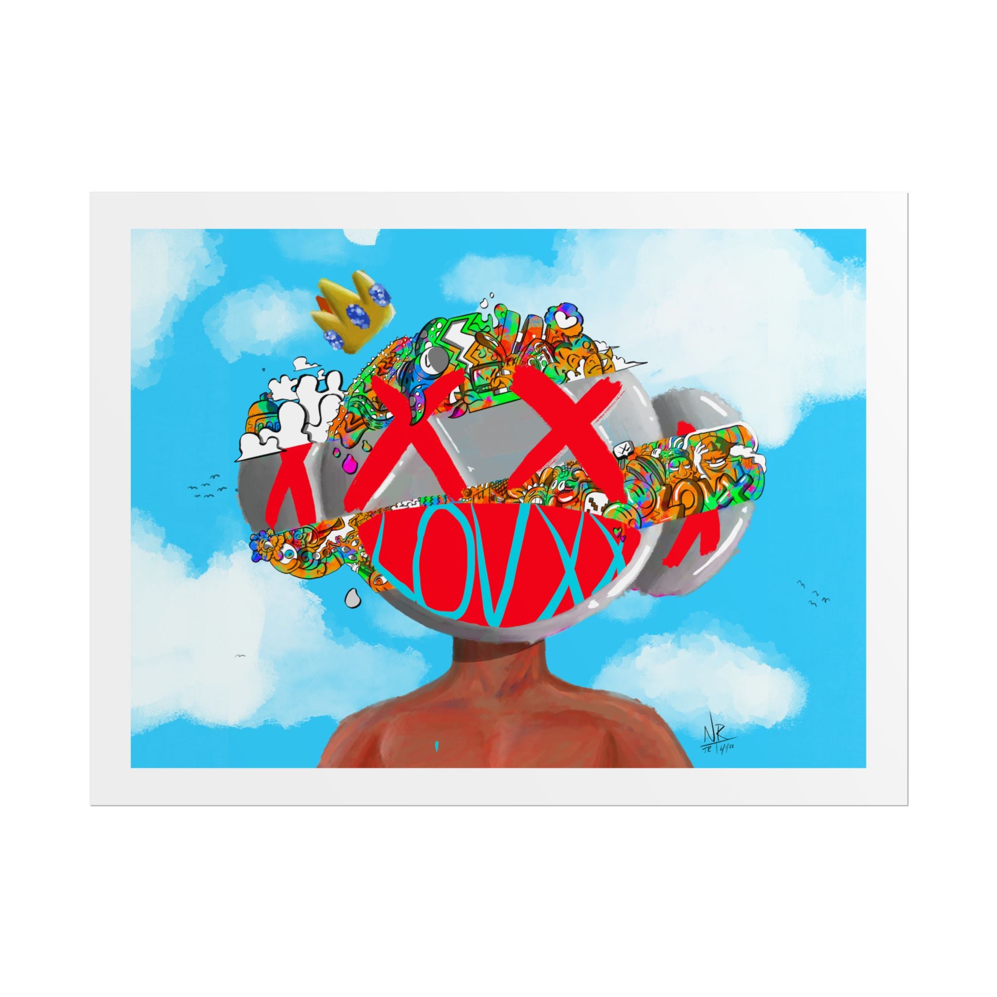 Above All Else Lovx Printed Poster