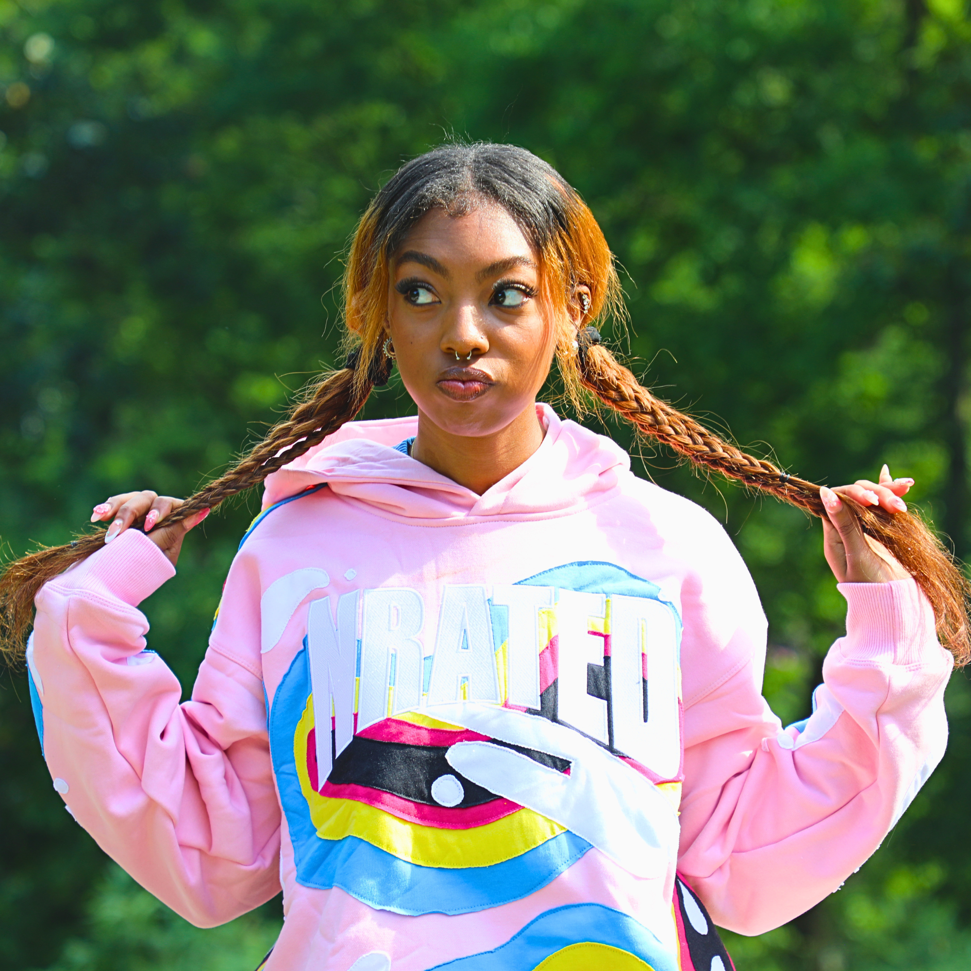 Pink Nrated Hoodie