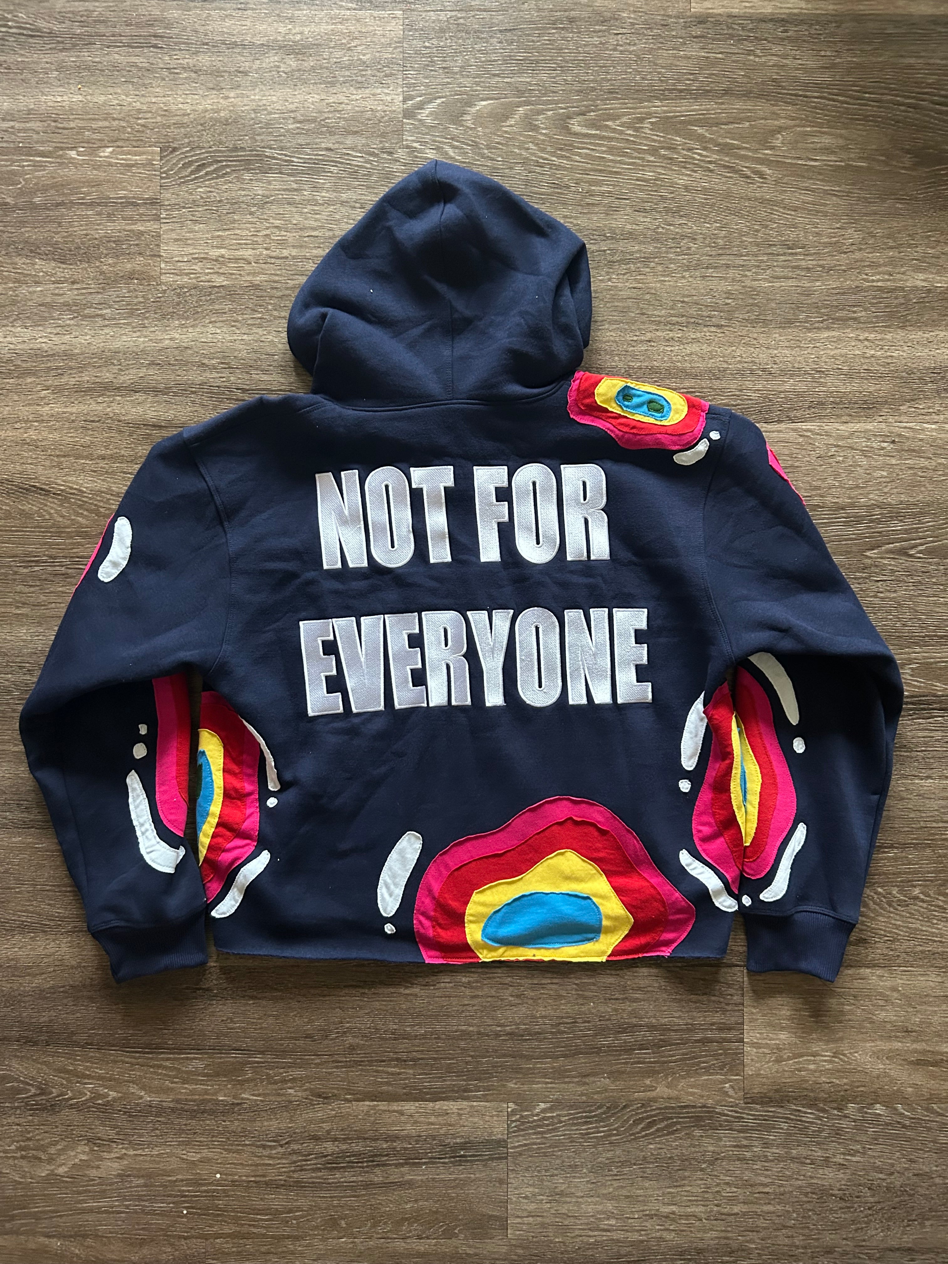 Navy Blue Nrated Hoodie